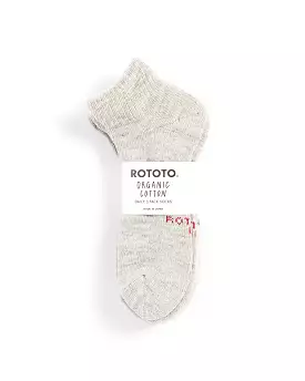 1371 Organic Cotton Daily 3 Pack Socks in Ecru/Gray