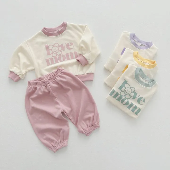 2 Pieces Set Baby Kid Girls Letters Tops And Solid Color Pants Wholesale 23113093