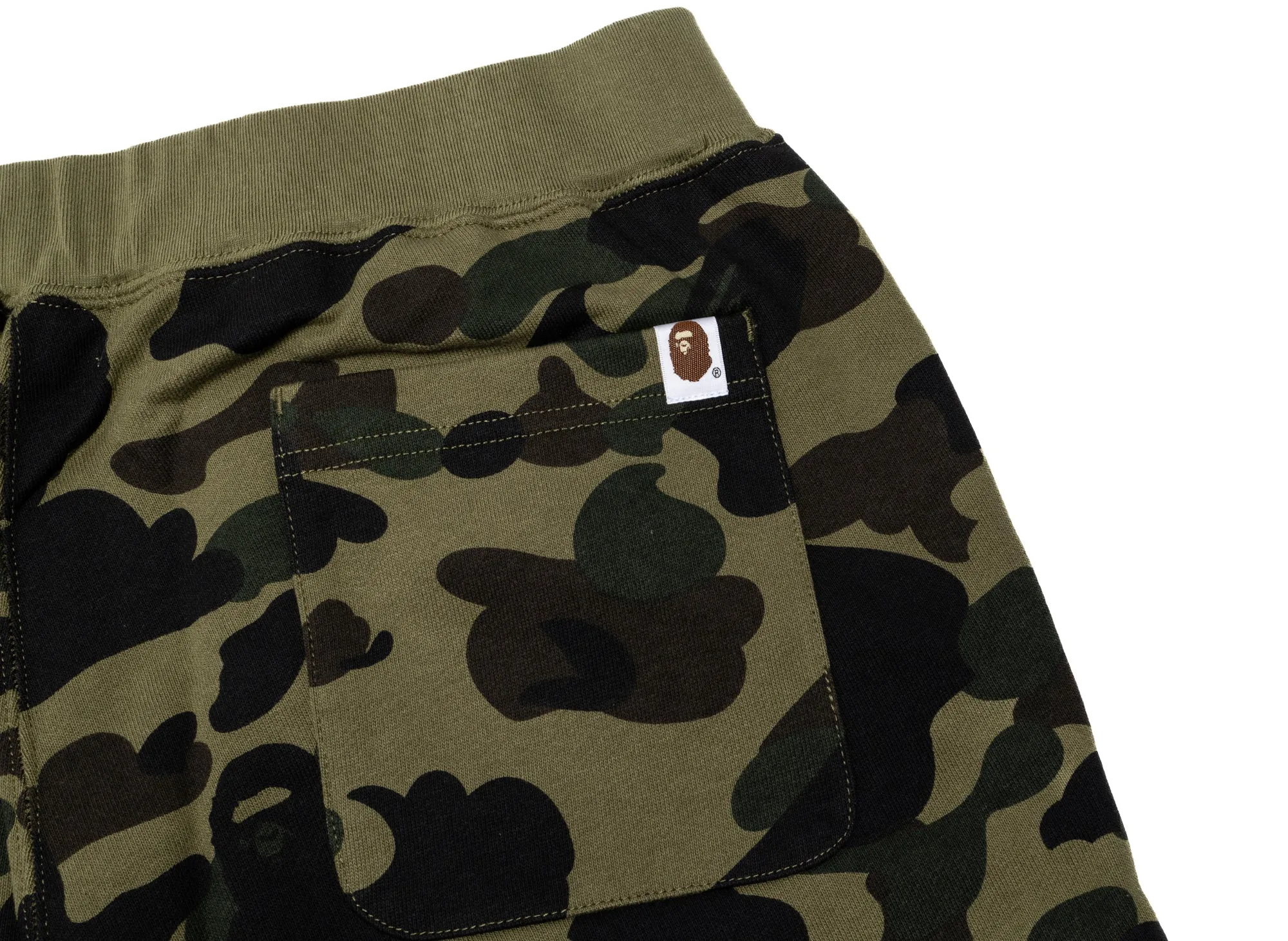 A Bathing Ape 1st Camo Sweatpants in Green xld