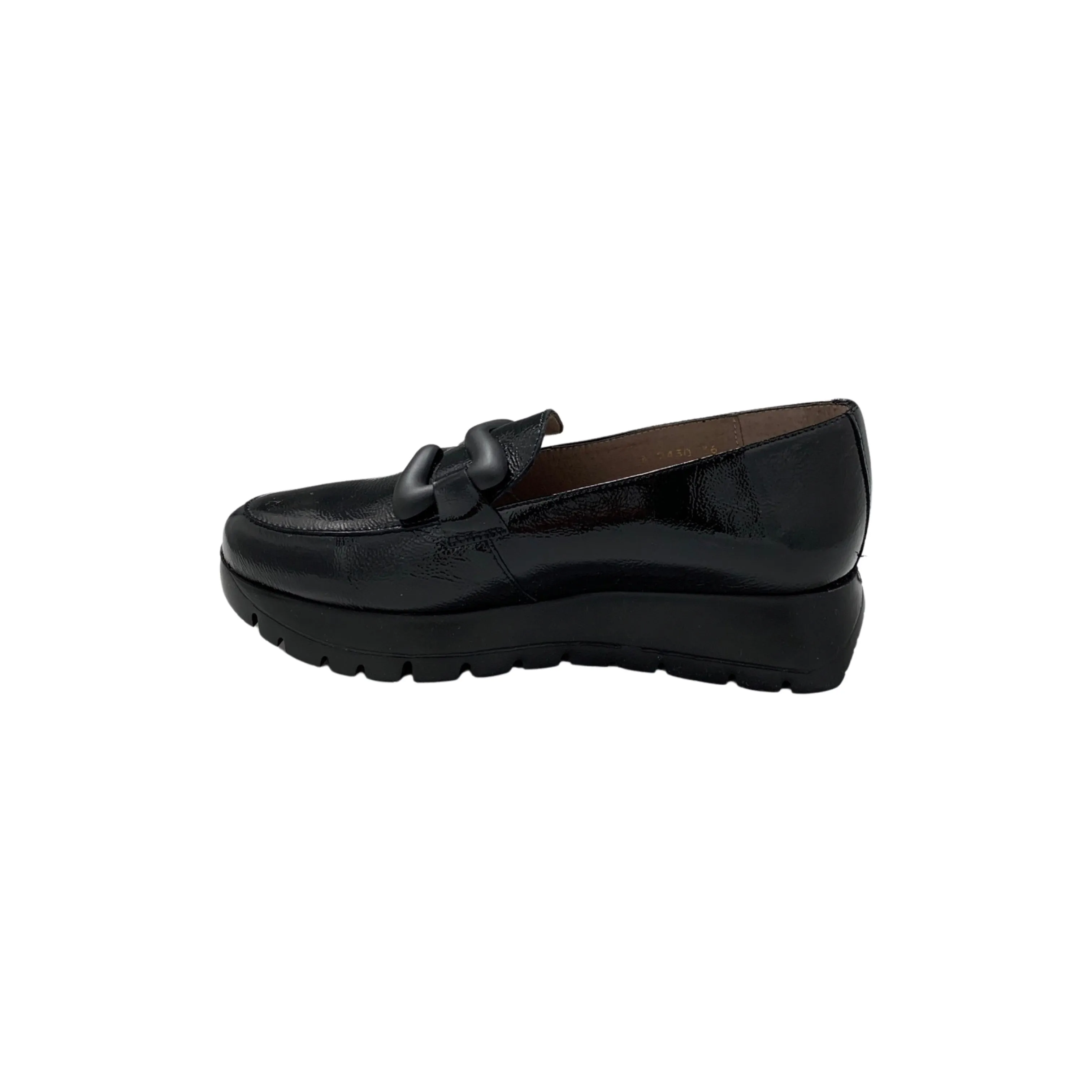 A2430 Black Platform Loafer