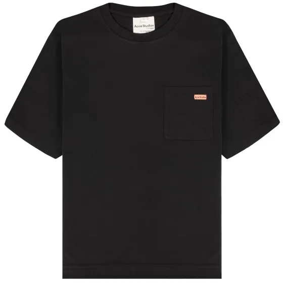 Acne Studios Patch Pocket T-Shirt Black