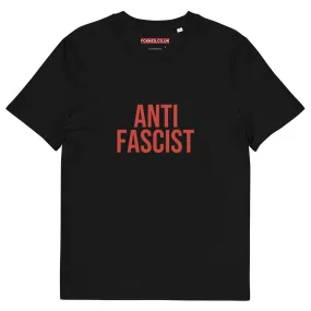 Antifascist Red Unisex Organic Cotton T-shirt