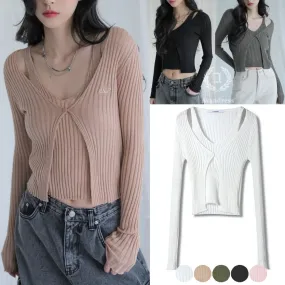 AVANDRESS  |Casual Style Street Style Long Sleeves Plain Elegant Style