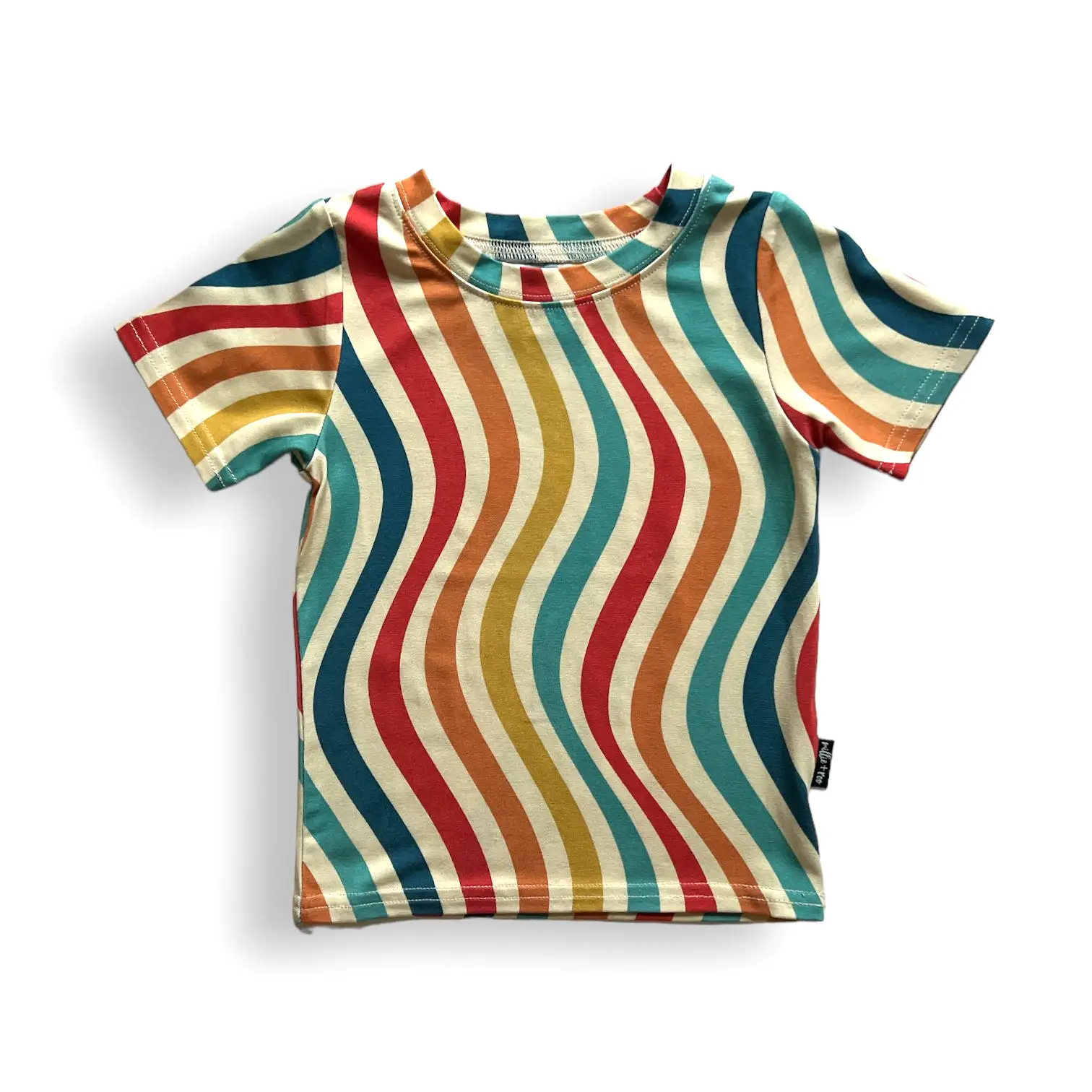 BAMBOO BASIC TEE- Groovy Waves