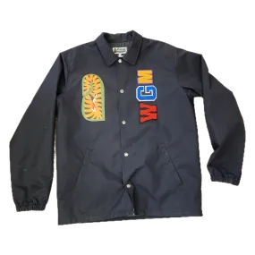 Bape - Black Coaches Jacket- Size Large