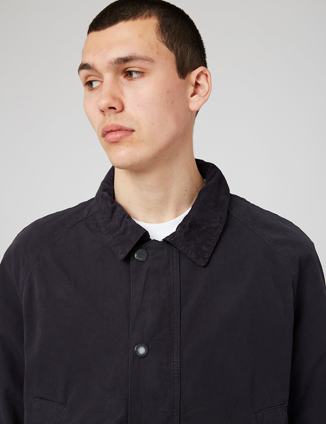 Barbour Ashby Casual Jacket - Navy Blue