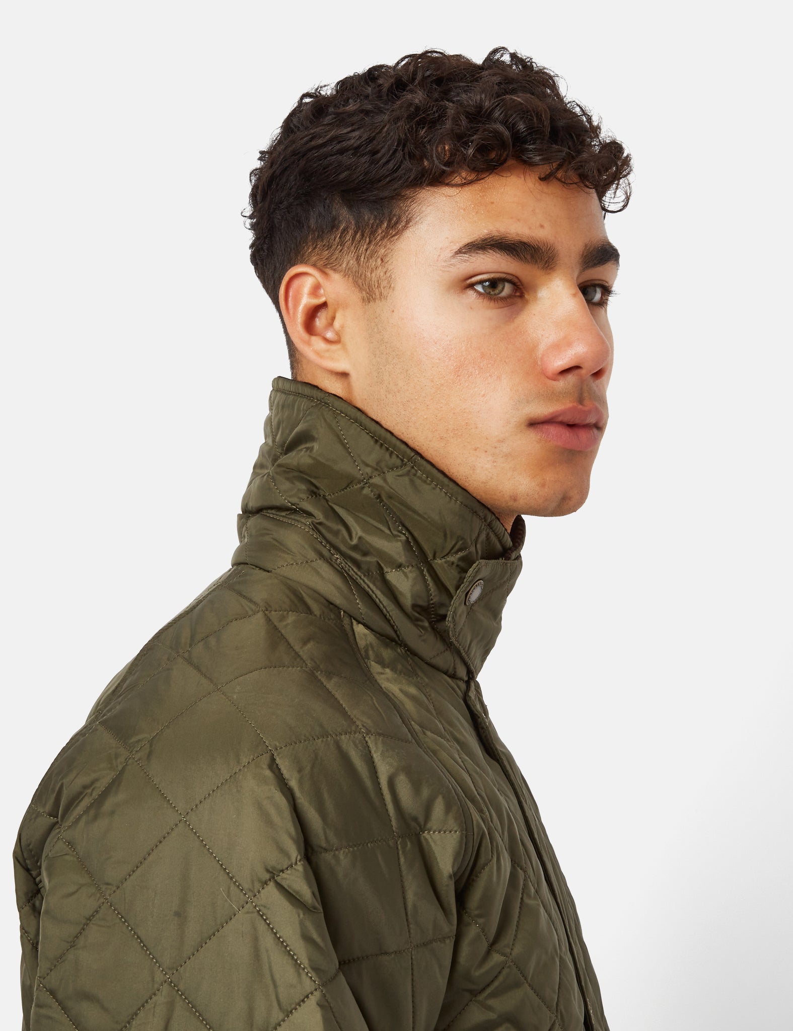 Barbour Ashby Quilted Jacket - Olive Green