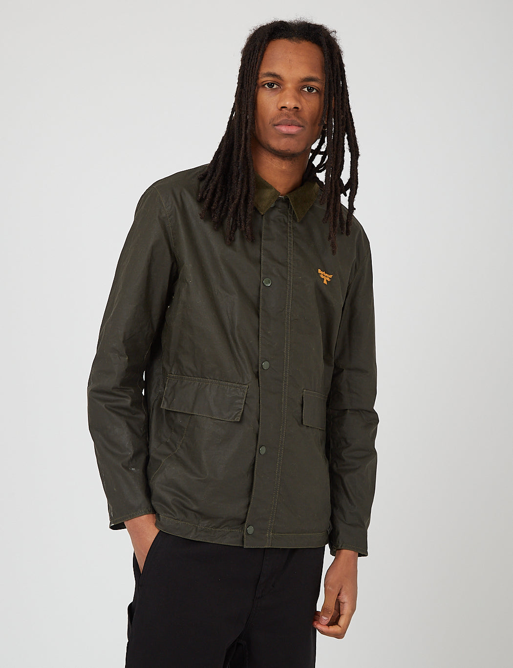 Barbour Beacon Broad Wax Jacket - Archive Olive