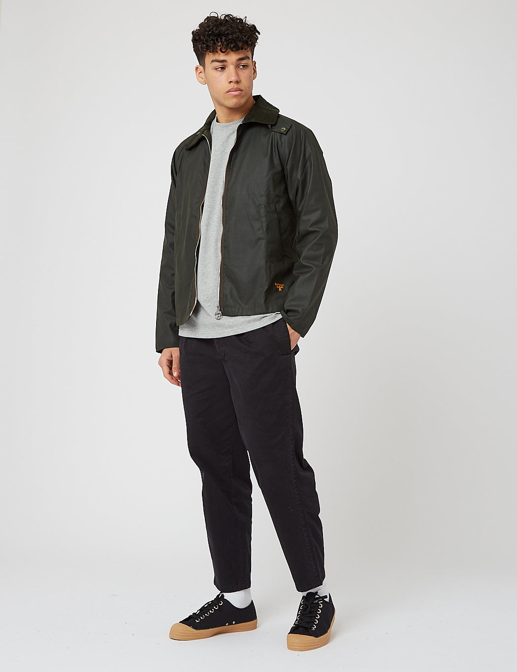 Barbour Beacon Munro Wax Jacket - Sage