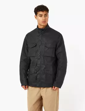 Barbour Farnham Wax Jacket - Navy Blue