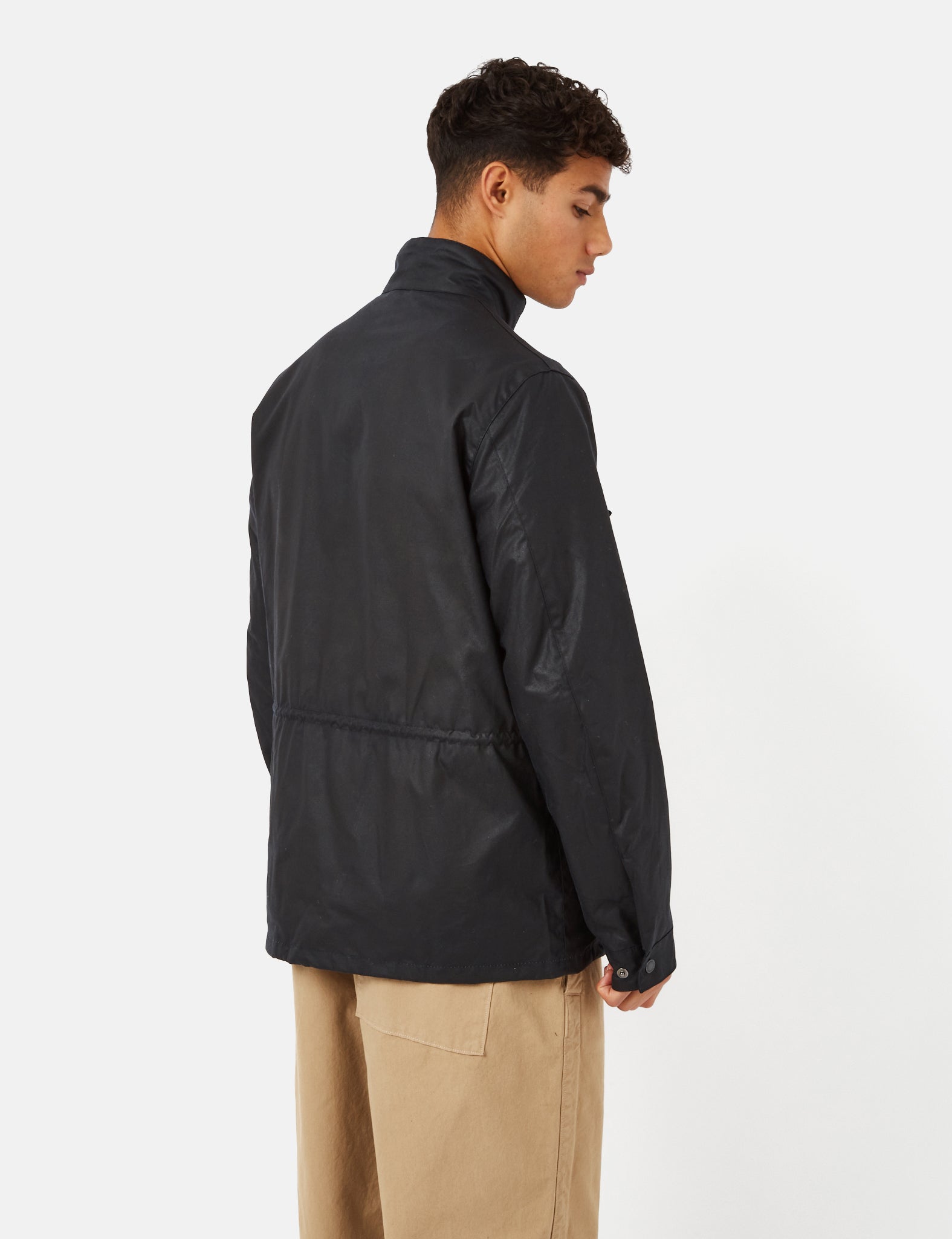 Barbour Farnham Wax Jacket - Navy Blue