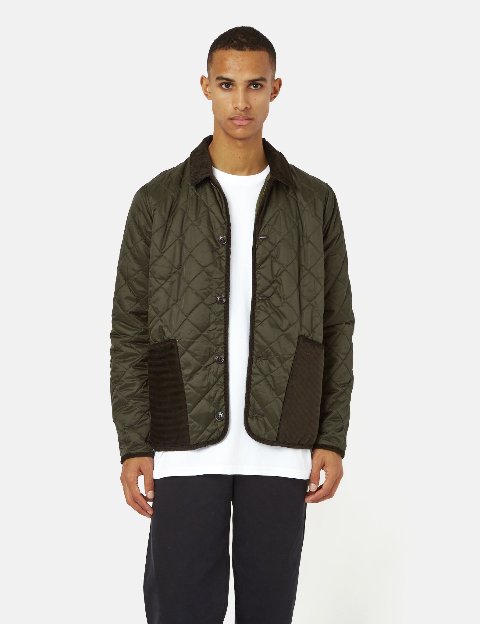 Barbour Hoxton Liddesdale Quilt Jacket - Sage Green