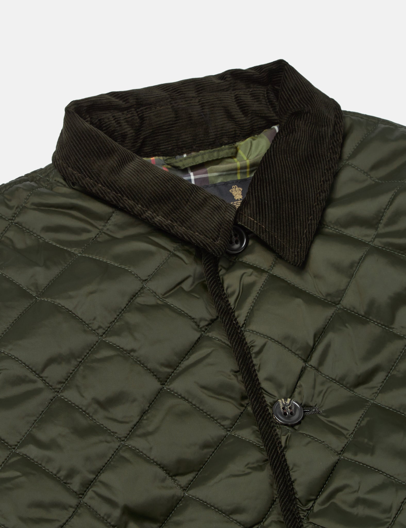 Barbour Hoxton Liddesdale Quilt Jacket - Sage Green