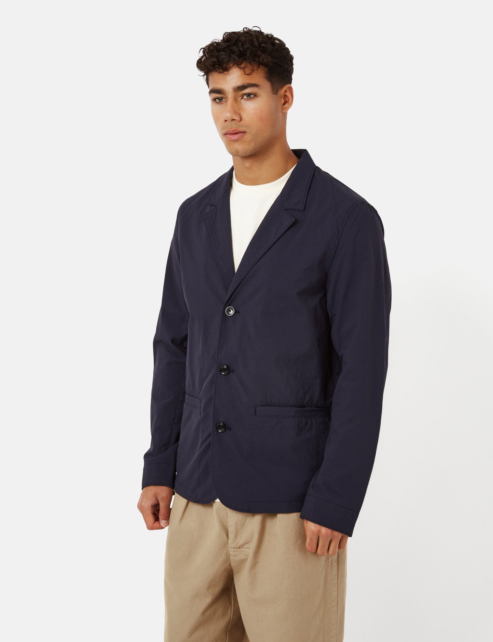 Barbour Nelson Blazer Jacket - Night Sky Blue