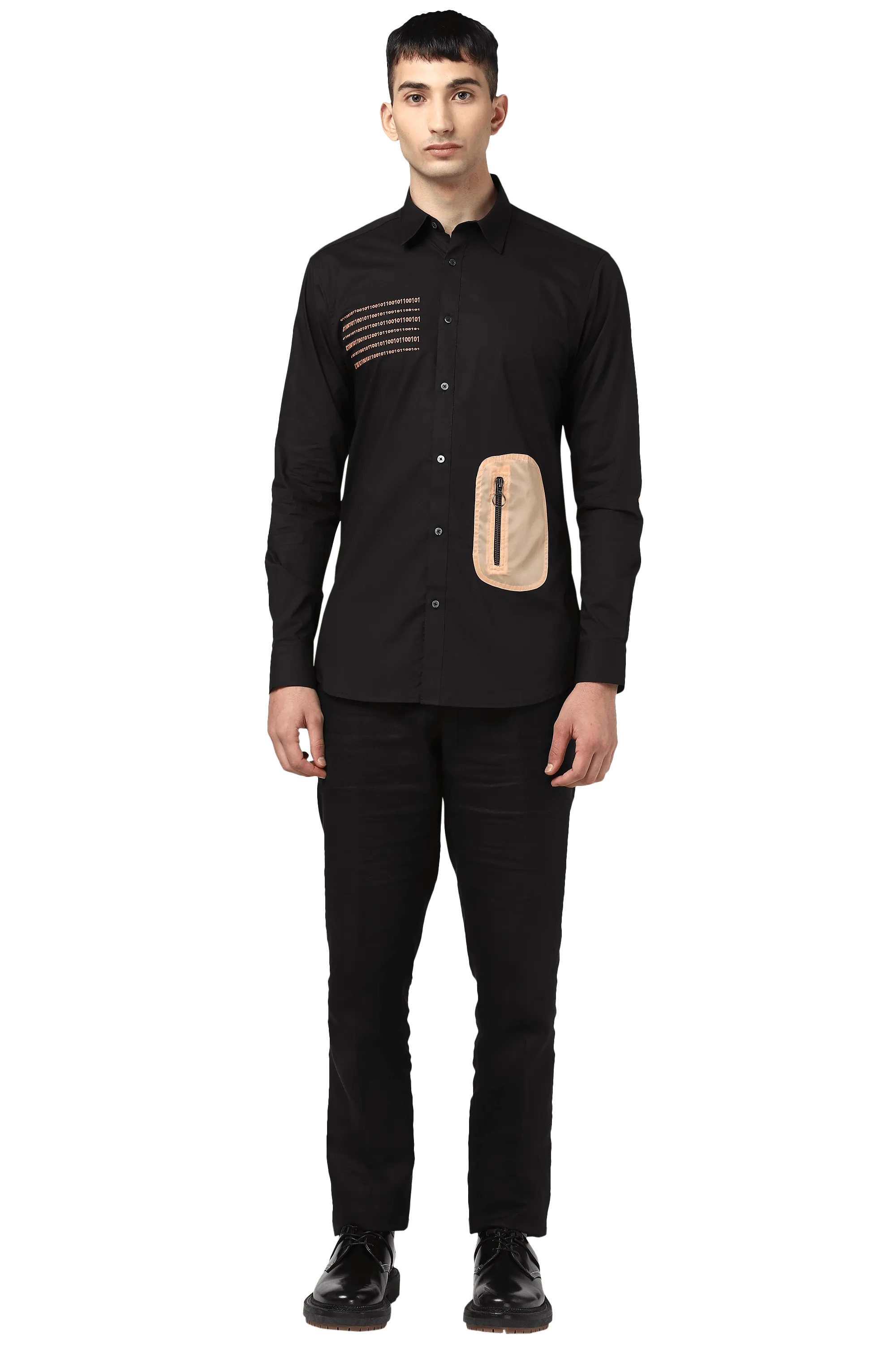 Binary Shirt With Utility Pocket & Elbow Patch