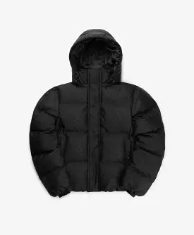 Black Monogram Puffer Jacket