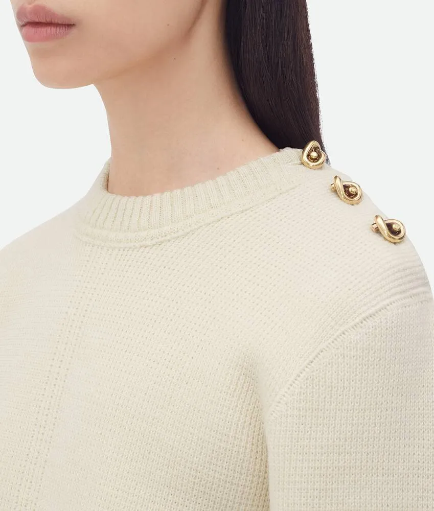 BOTTEGA VENETA  |Casual Style Long Sleeves Elegant Style V-neck & Crew neck