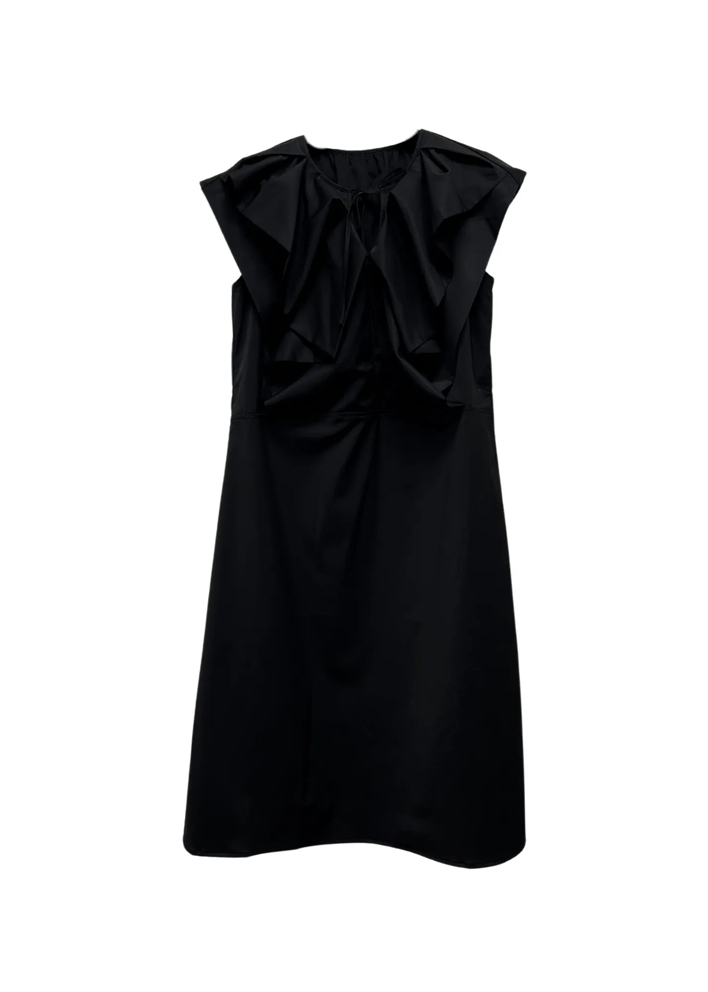 Brynne Ruffle Collar Dress