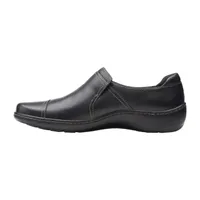 Clarks Womens Cora Poppy Slip-On Shoe