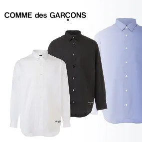 COMME des GARCONS  |Unisex Street Style Long Sleeves Plain Logo Designers Shirts