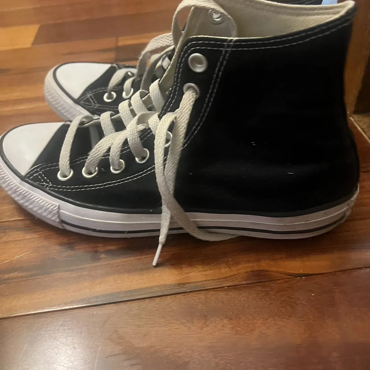 Converse Women's Black and White Trainers