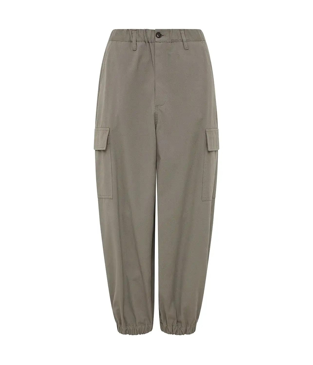 COTTON CARGO PANT- SMOKEY OLIVE