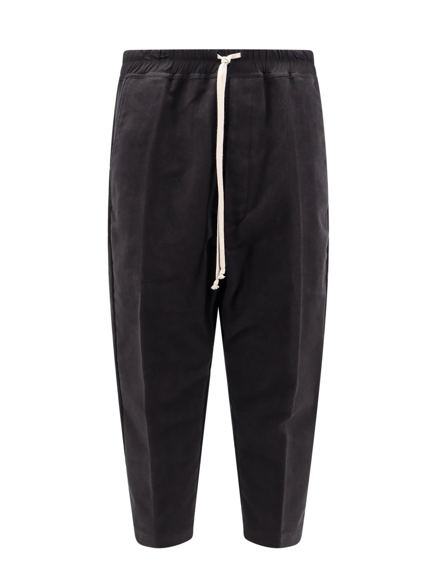 Cropped certified organic cotton trouser