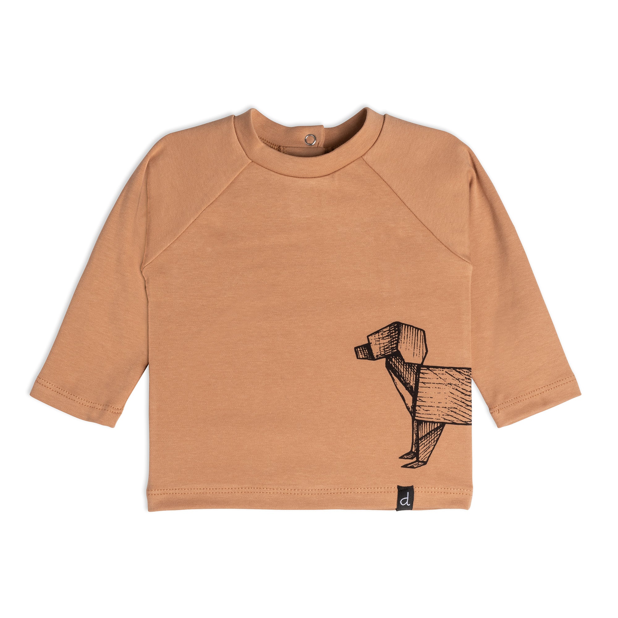 Deux Par Deux Organic Cotton Top & Pant Set _Orange E20C10-164