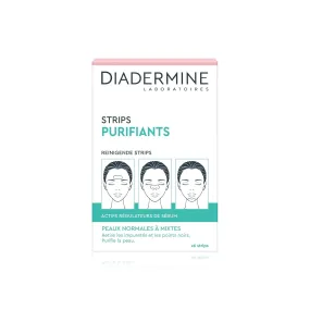 Diadermine Cleansing Strips for Normal and Combination Skin - Removes Blackheads - 6 Strips Pack