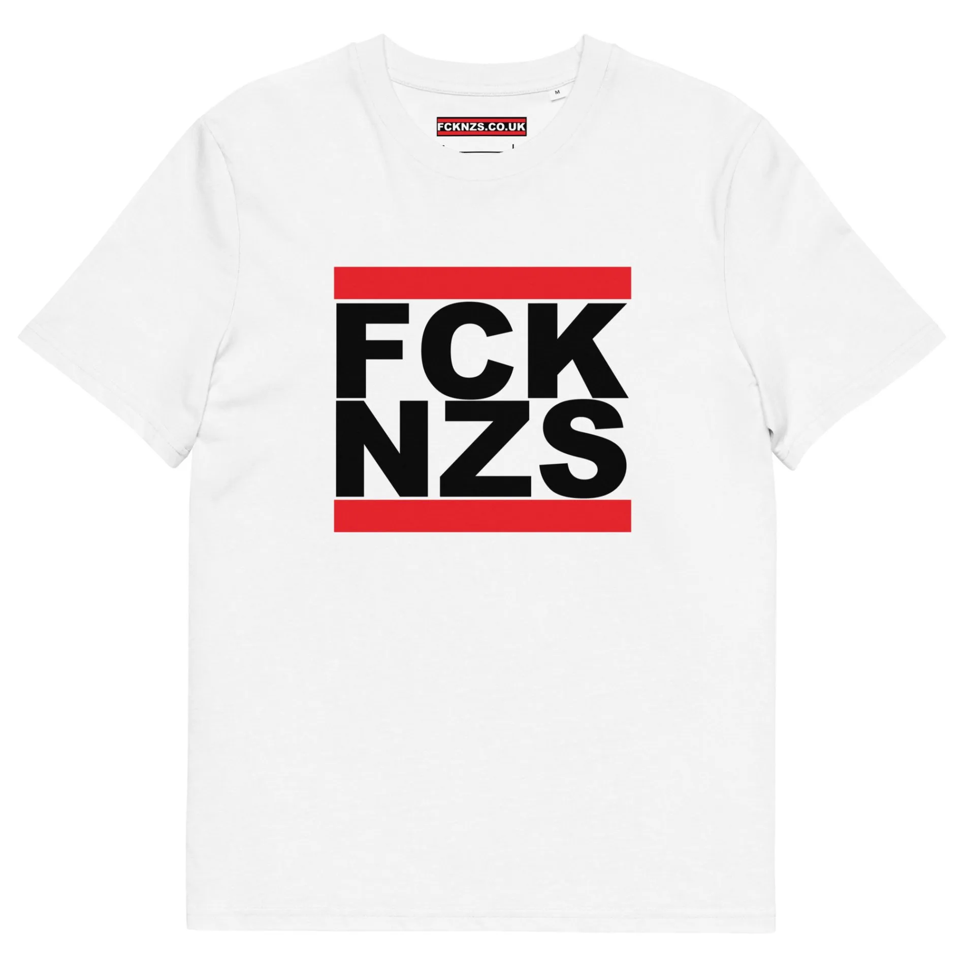 FCK NZS Black Font Unisex Organic Cotton T-shirt