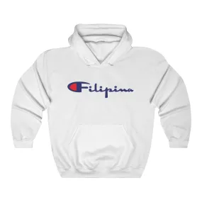 Filipina Blue Champion Heavy Blend Hooded Sweatshirt