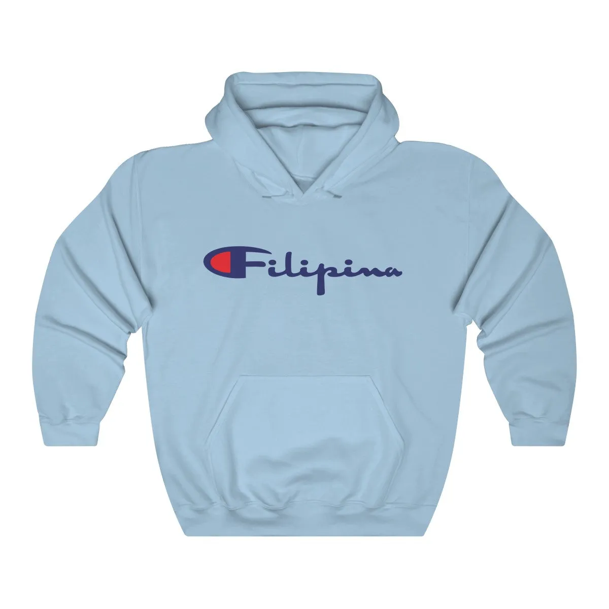 Filipina Blue Champion Heavy Blend Hooded Sweatshirt