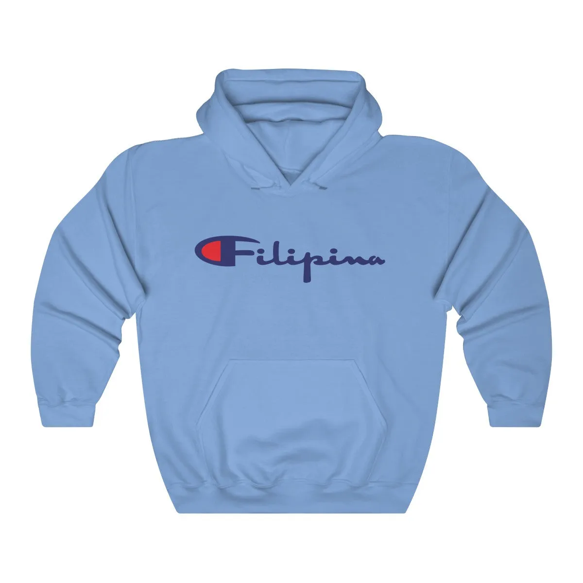 Filipina Blue Champion Heavy Blend Hooded Sweatshirt