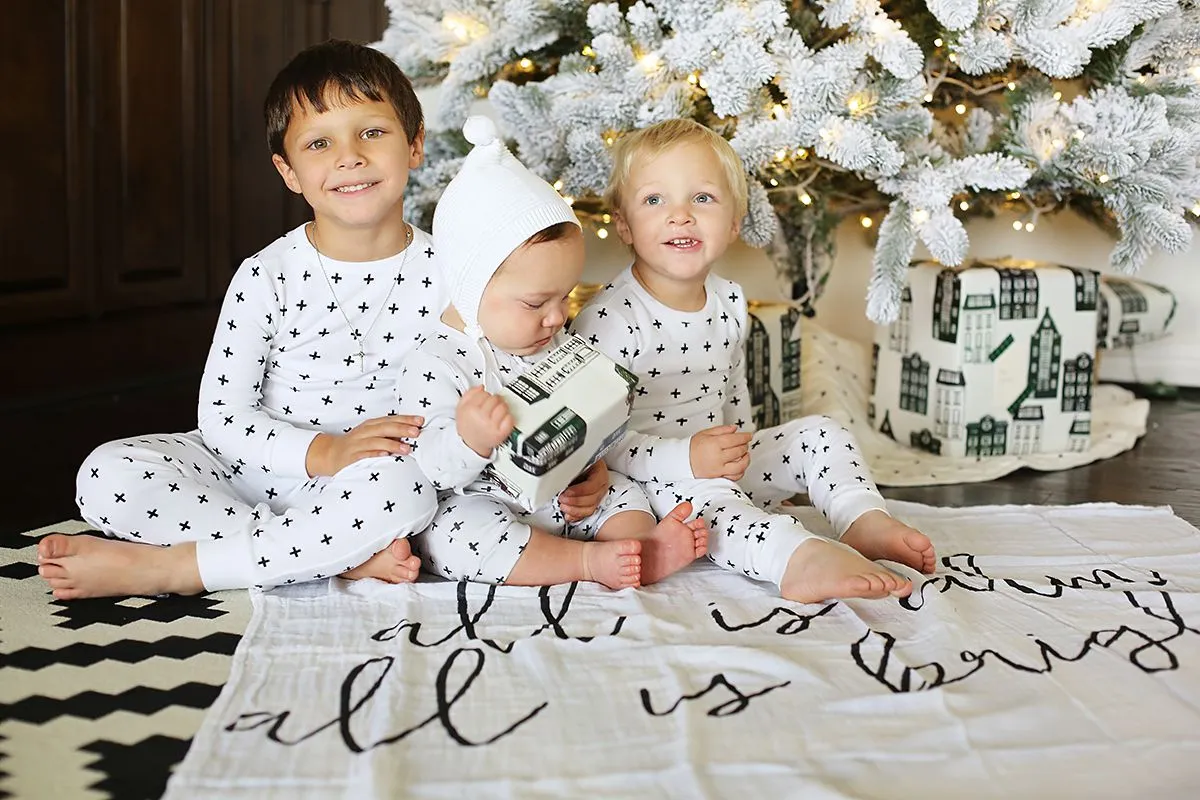 FINAL SALE - Organic Pajama Set -  Prints