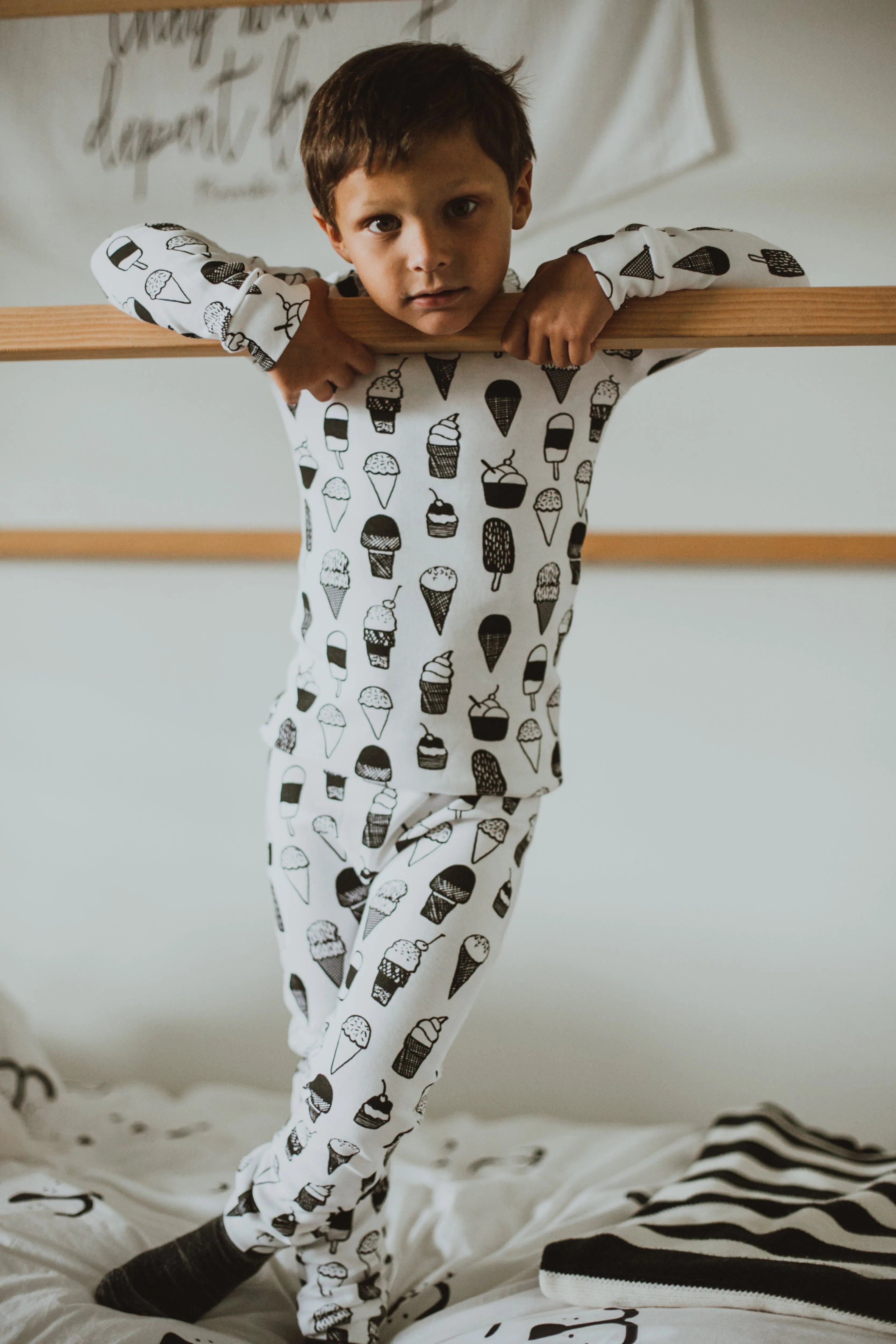 FINAL SALE - Organic Pajama Set -  Prints