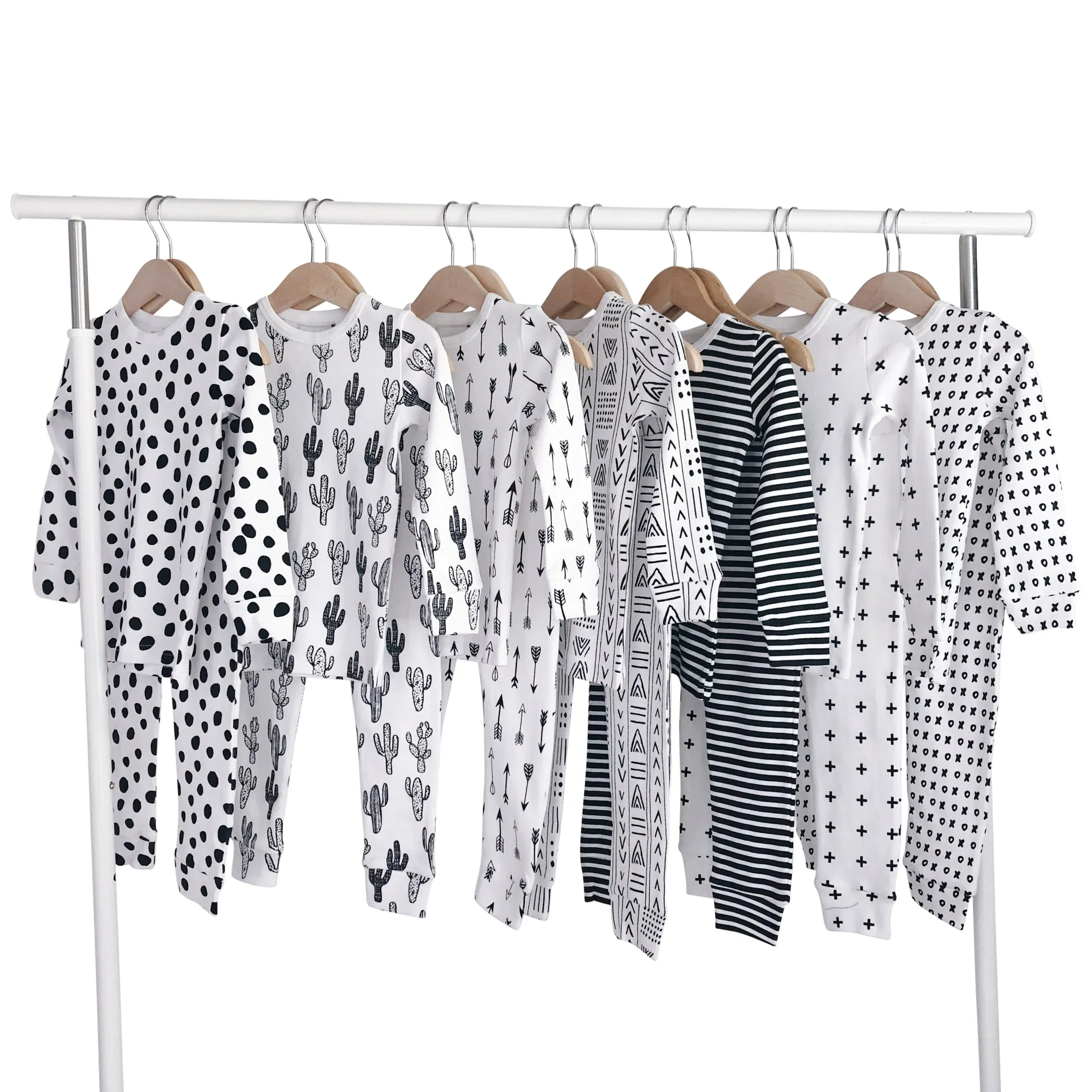 FINAL SALE - Organic Pajama Set -  Prints