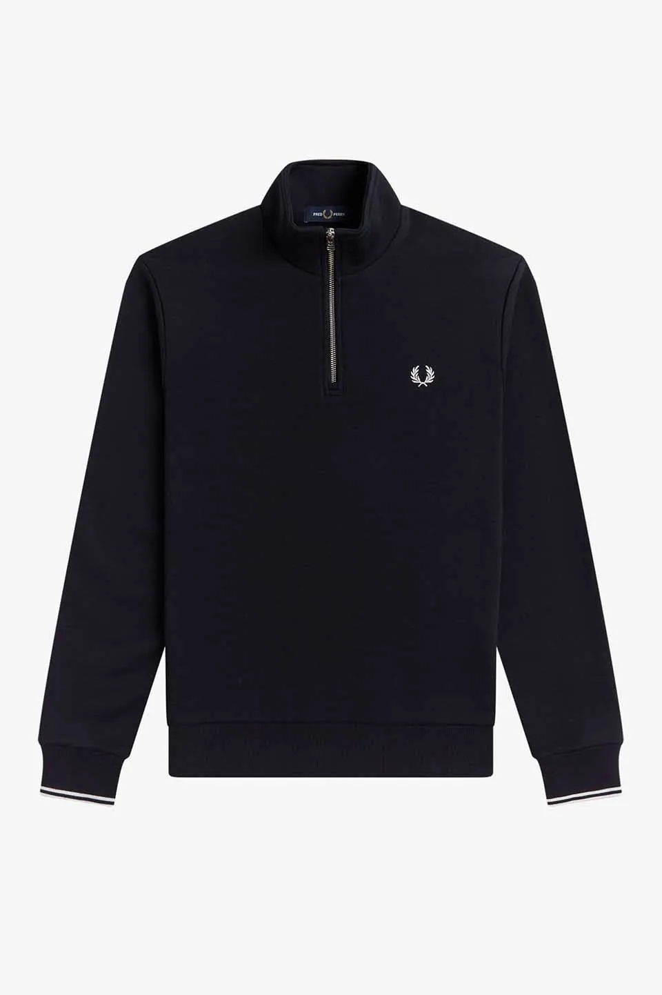 FRED PERRY  |Street Style Long Sleeves Plain Cotton Logo Sweatshirts