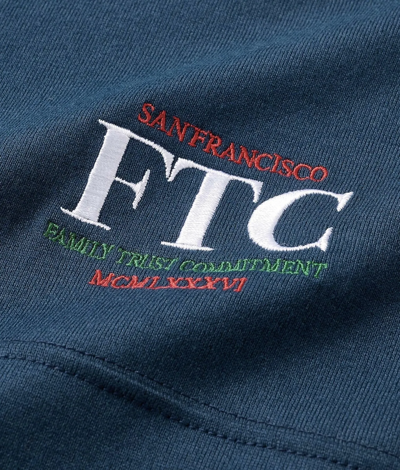 FTC  |Unisex Street Style Long Sleeves Logo Skater Style Polos