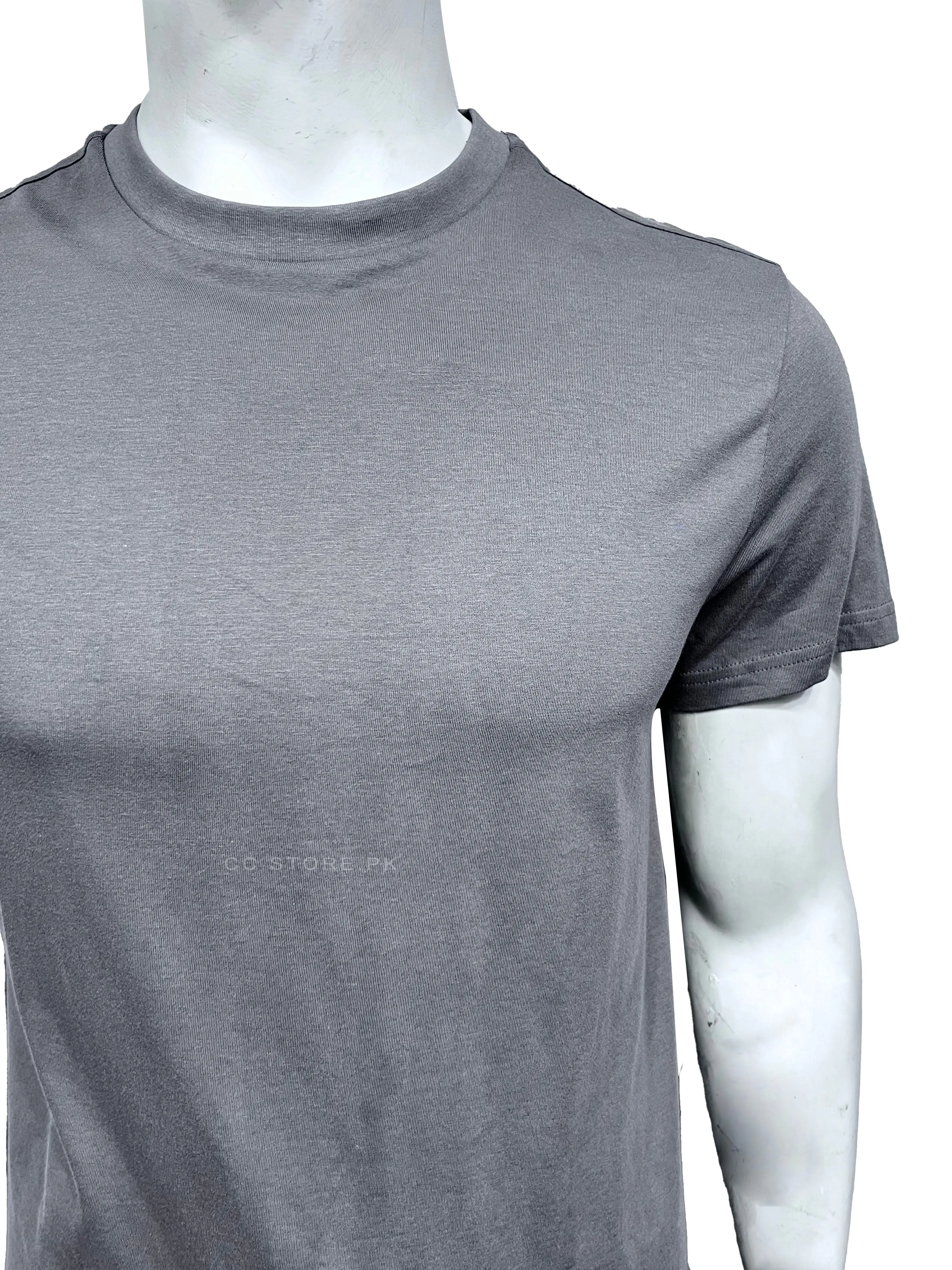 H&M Basic Crew Neck Grey Tshirt