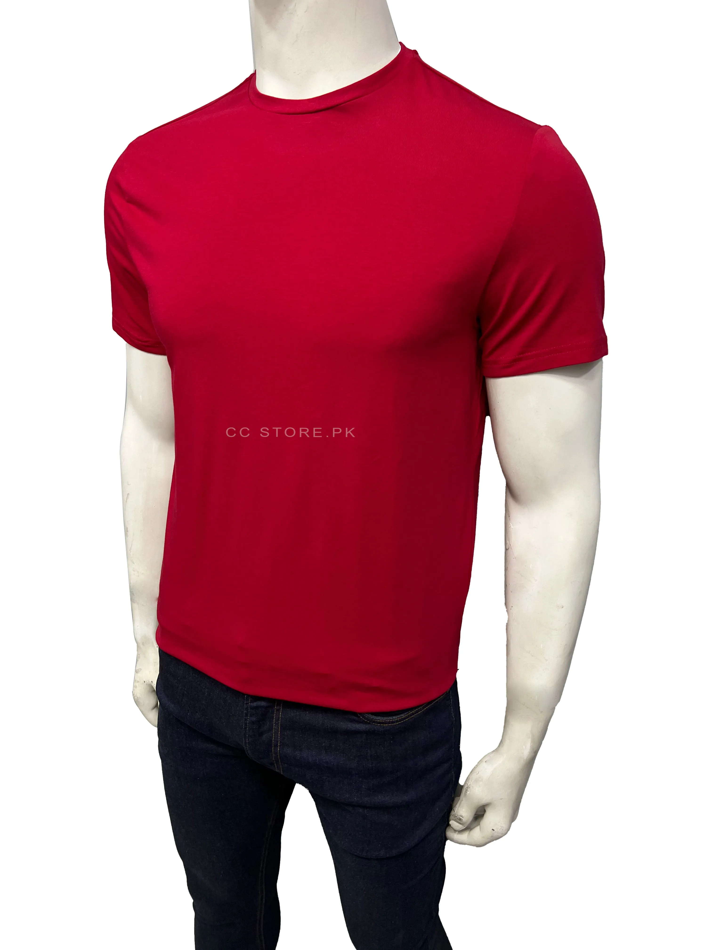 H&M Basic Crew Neck Red Tshirt