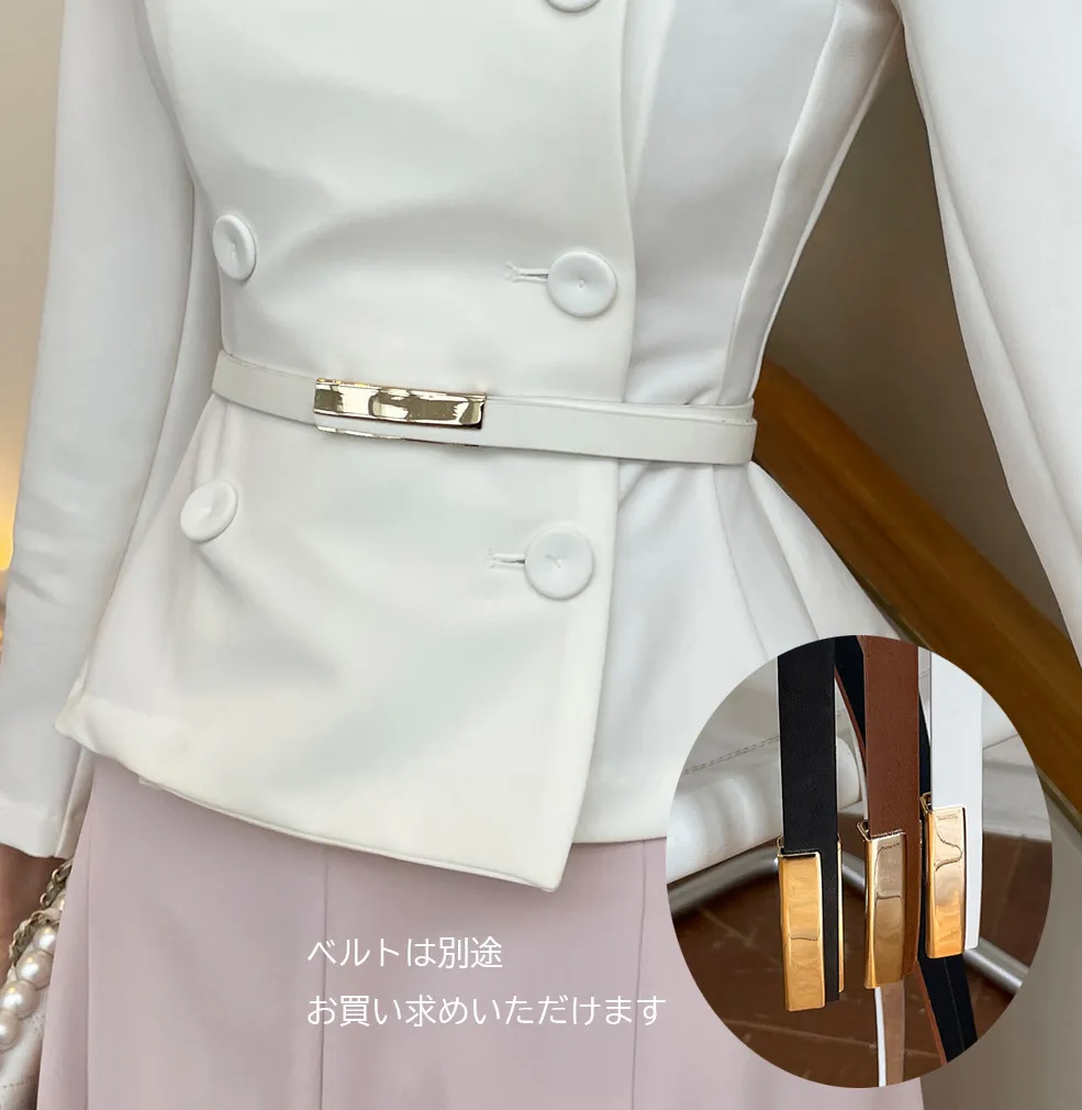 I AM MARI  |Long Sleeves Plain Party Style Office Style Elegant Style