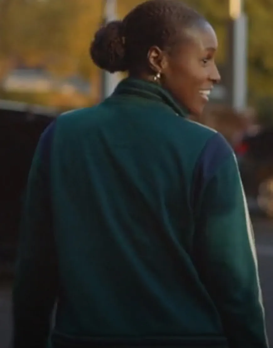 Insecure S05 Issa Rae Green Track Jacket | Issa Dee Jacket | Ujackets