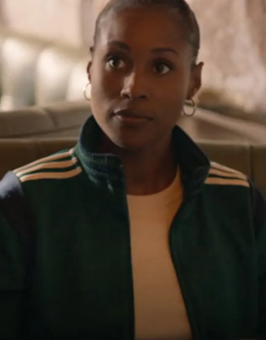 Insecure S05 Issa Rae Green Track Jacket | Issa Dee Jacket | Ujackets