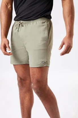 INSPORT MEN'S BONDI GYM MILITARY GREEN SWIM SHORTS