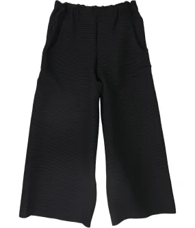 Issey Miyake Womens Ripple Casual Wide Leg Pants