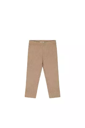 Jamie Kay - Organic Cotton Modal Everyday Legging - Hazelnut Marle