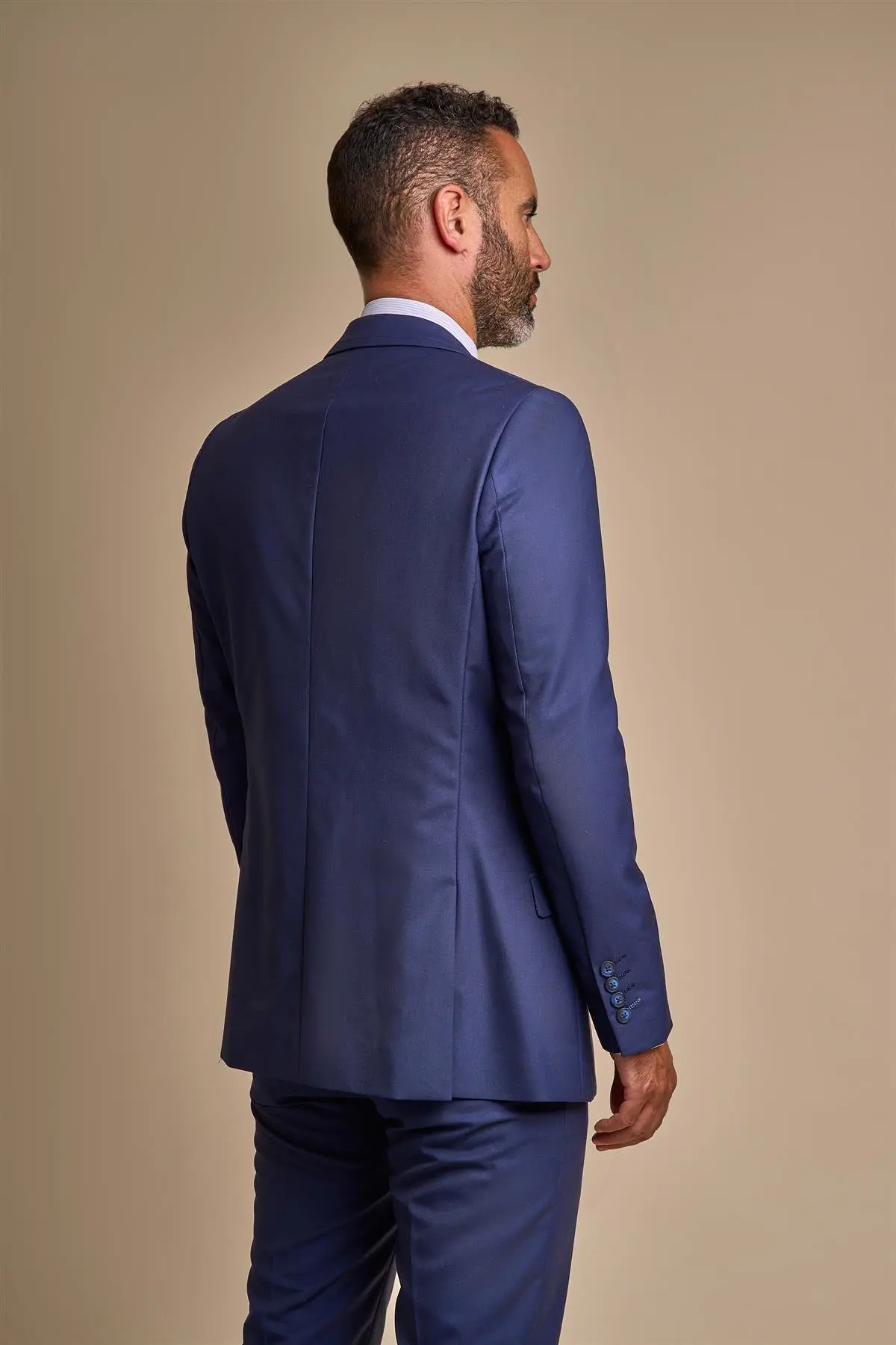 Jefferson Navy Slim Fit Blazer