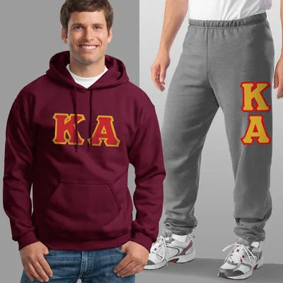 Kappa Alpha Hoodie and Sweatpants, Package Deal - TWILL