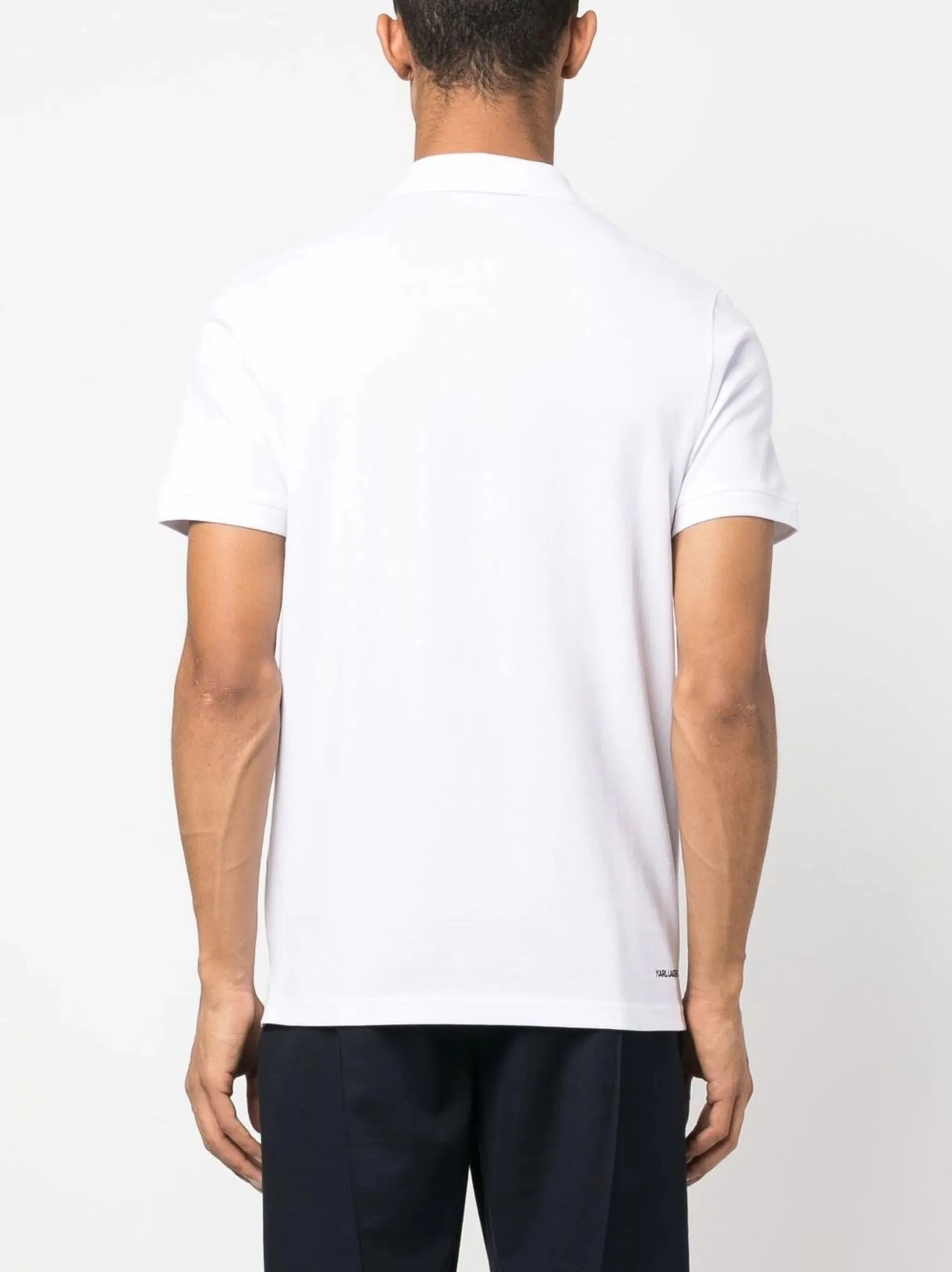 Karl Lagerfeld 230M1705 Organic Cotton Pique White