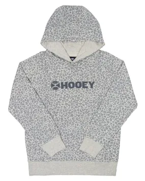 Kids' Snow Leopard Heather Hoody